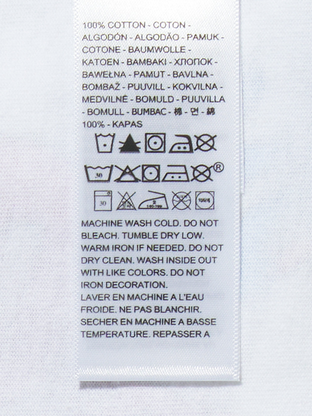 DE LA SOUL_FRONT BACK TEE WHITE +