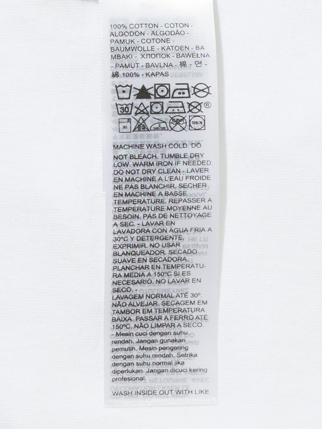 ヴィンテージ バットウィング グラフィック Tシャツ ホワイト NDIGO BW