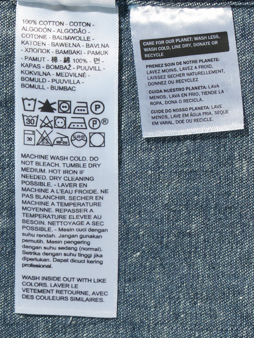 BLUETAB™ フィッシュテール パーカジャケット ダークインディゴ