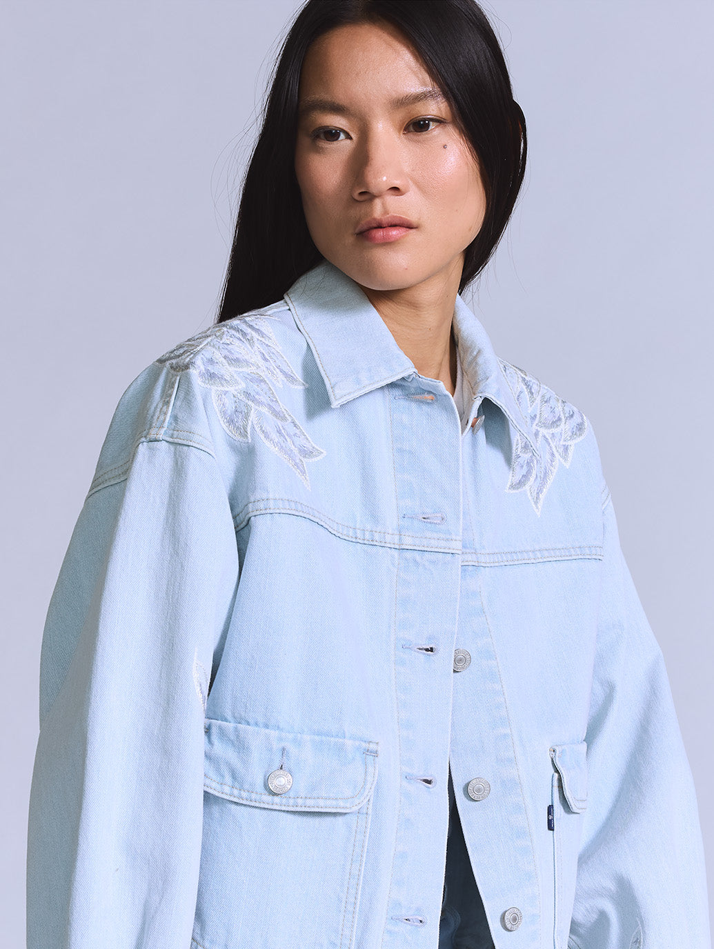 BLUETAB™ BLISS トラッカージャケット ライトインディゴ