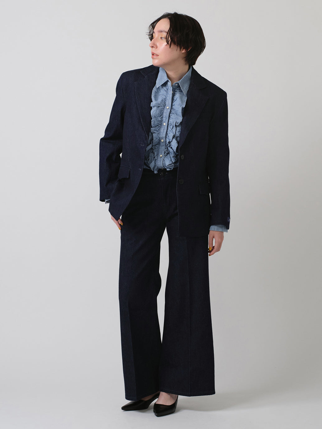 BLUETAB™ リラックスブレザージャケット ダークインディゴ