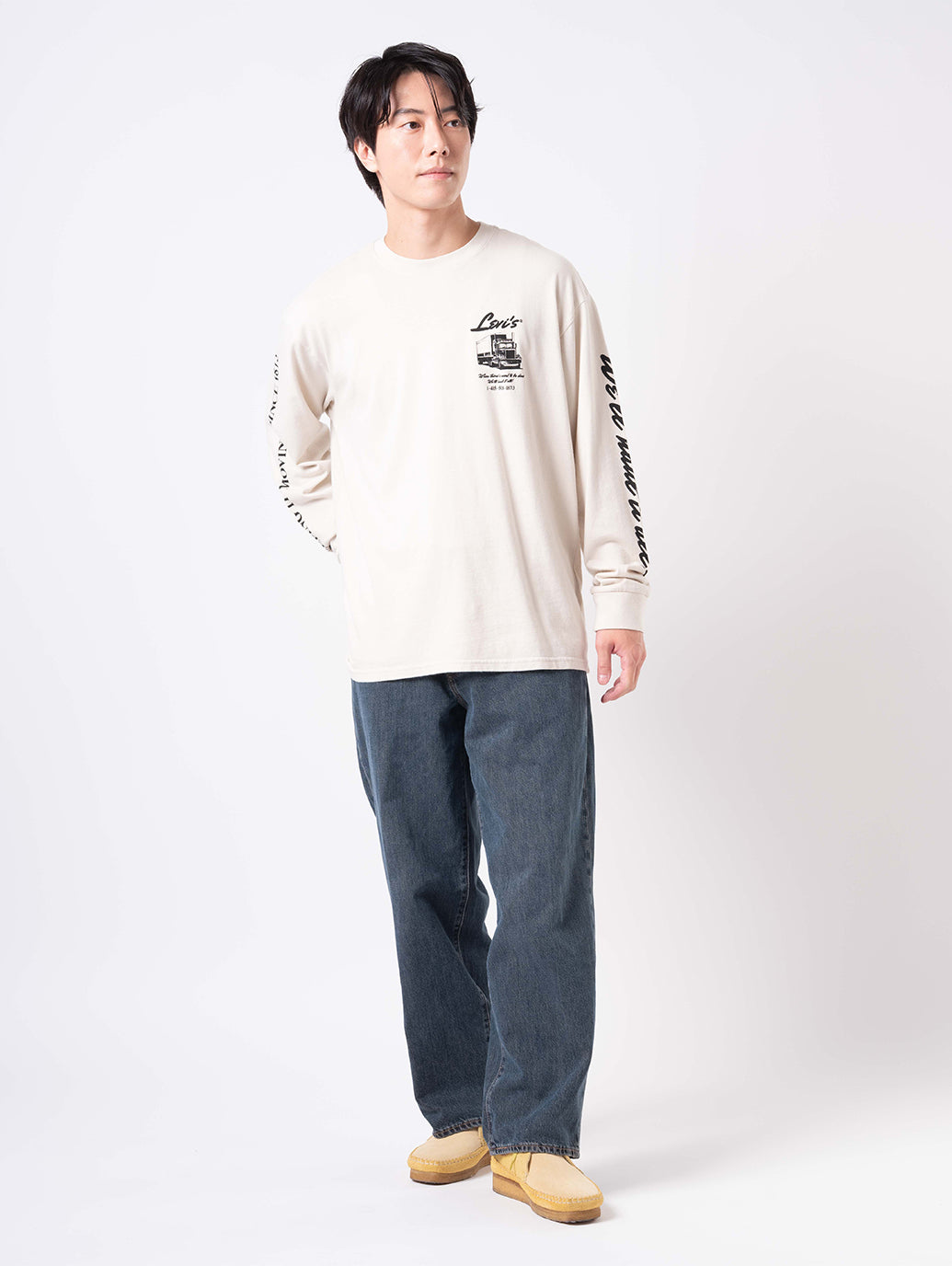 WORKWEAR グラフィック ロングスリーブ Tシャツ