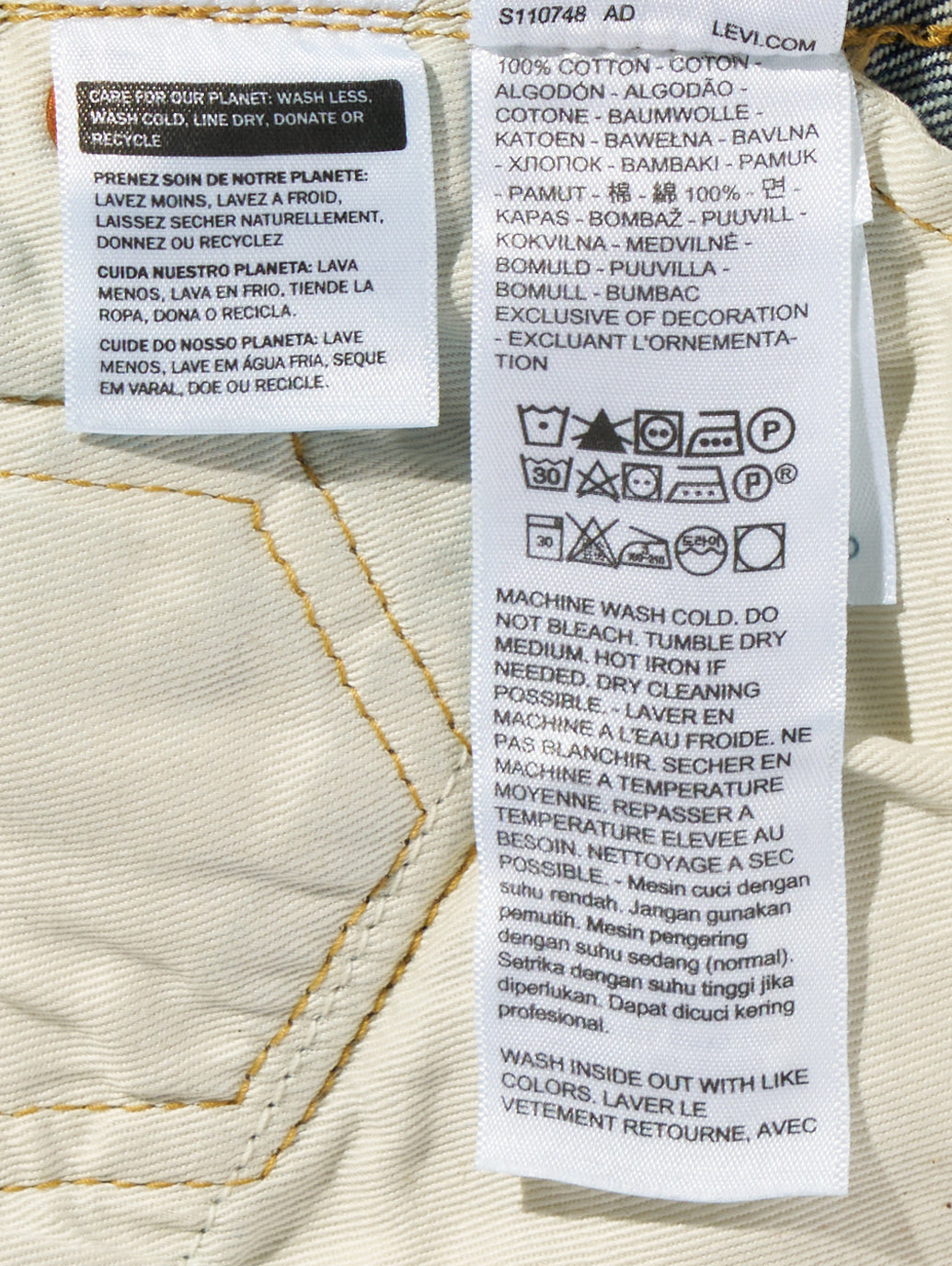 BLUETAB™ 501®'70S ジーンズ ダークインディゴ MADE IN JAPAN
