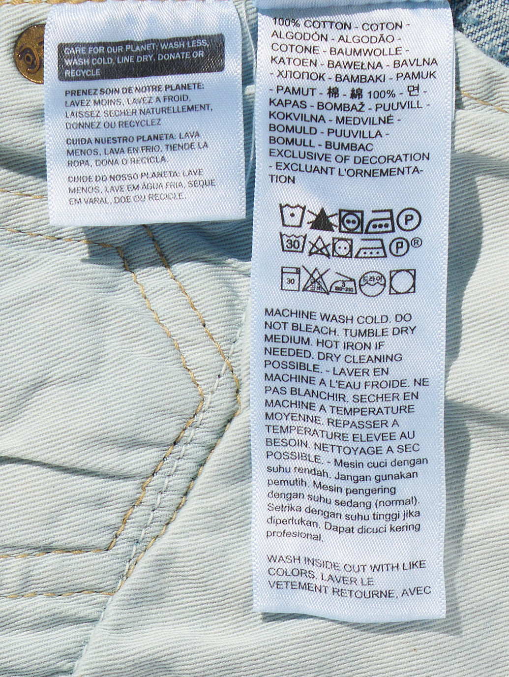 BLUETAB™ 501®'70S ジーンズ ライトインディゴ MADE IN JAPAN