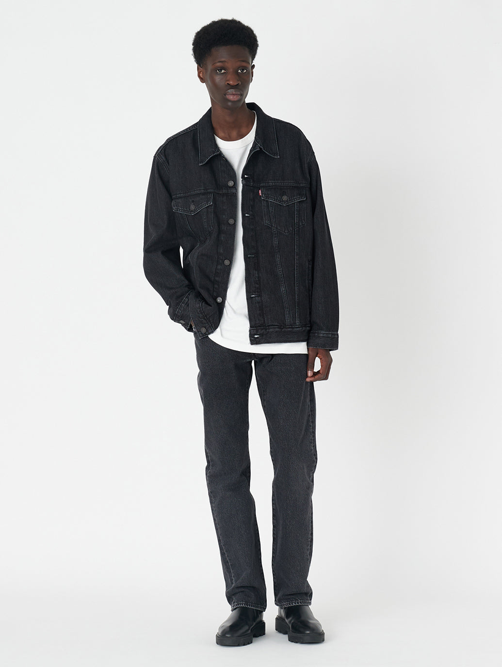 501® ジーンズ ブラック CRASH COURSES