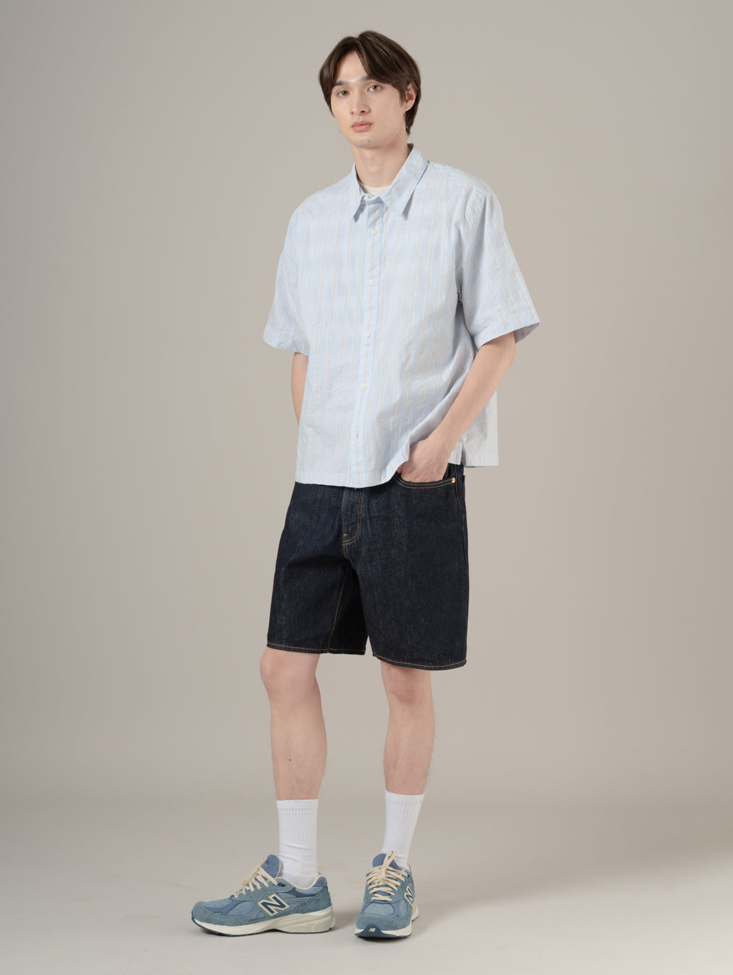 ショートスリーブ ラマ ボックスシャツ