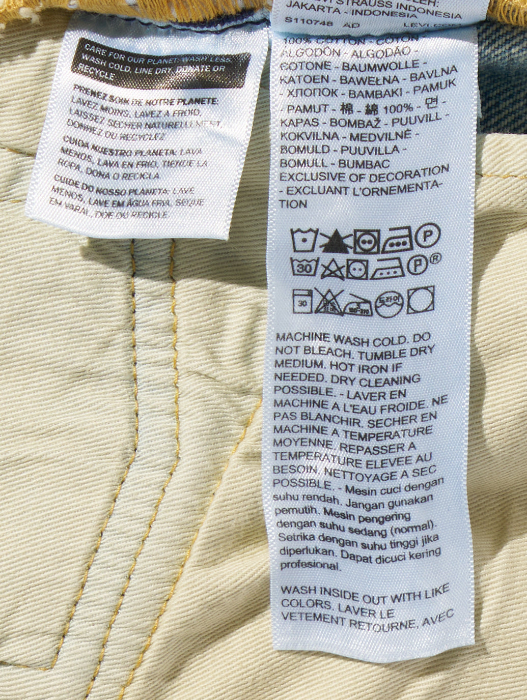 BLUETAB™ CUSTOMIZED EDITION 1980'S 501® JEANS