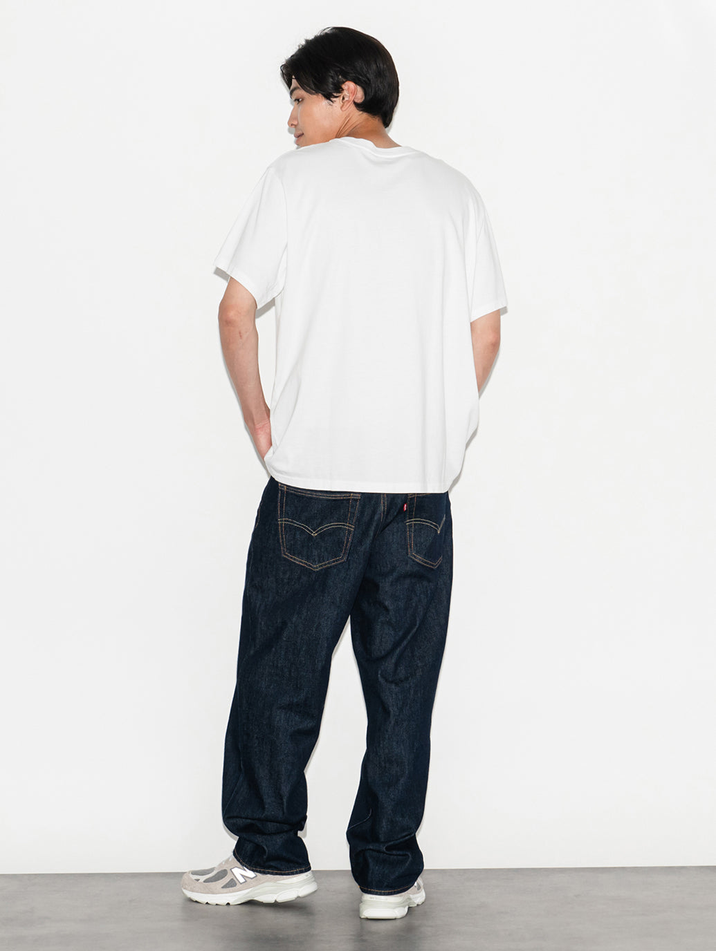 568™ ルーズストレート ダークインディゴ WELCOME TO THE GAME