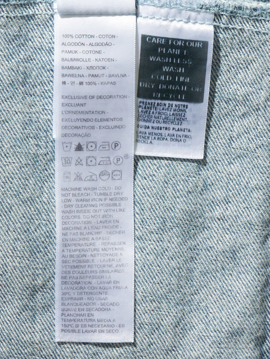 90S トラッカージャケット ライトインディゴ GEO FLORALS