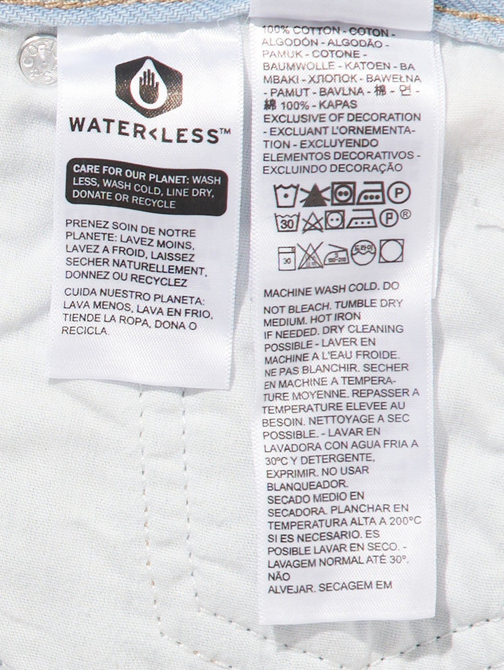 SILVERTAB™ 94 BAGGY ライトインディゴ DESTRUCTED