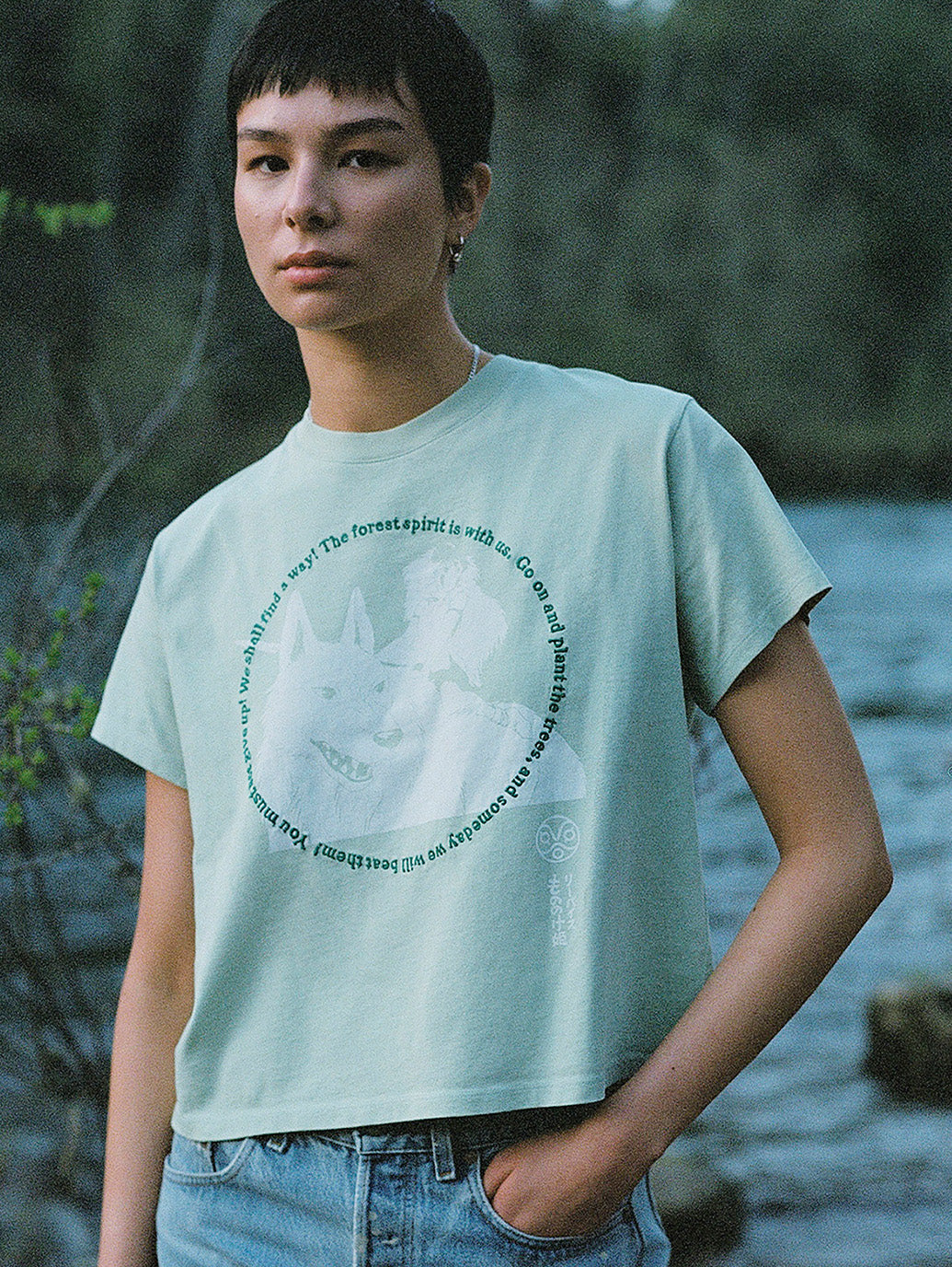 LEVI'S® X PRINCESS MONONOKE Tシャツ グリーン