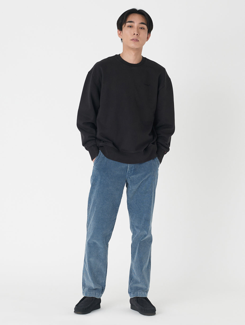 XX CHINO ストレート ミディアムインディゴ BLUE SPRING CORD