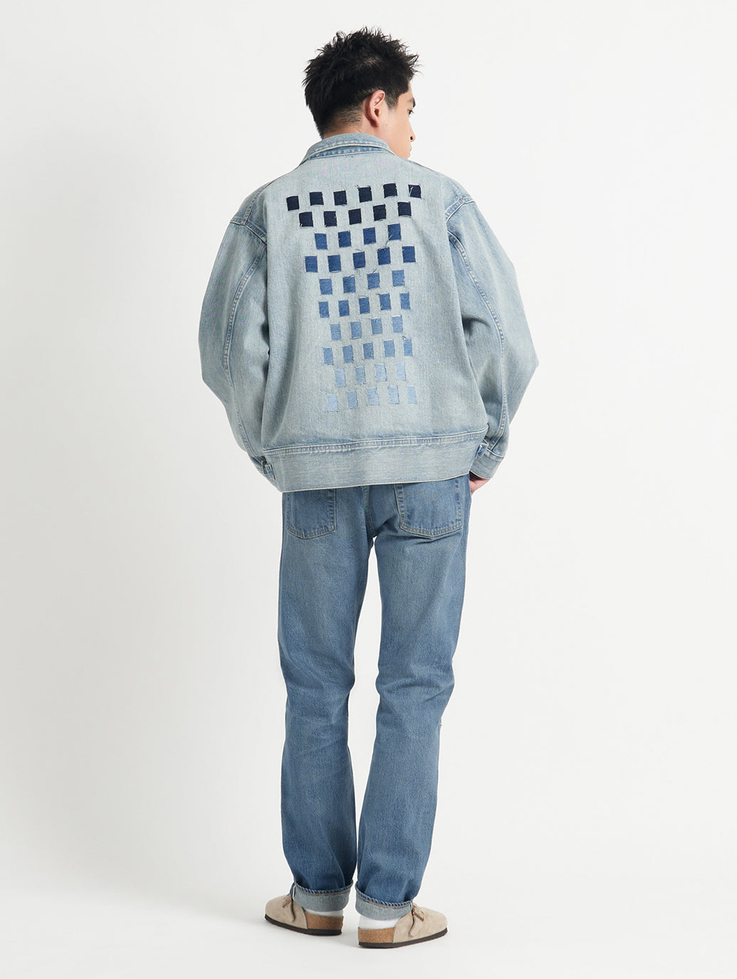 ユーティリティトラッカージャケット ミディアムインディゴ CREST MADE IN JAPAN