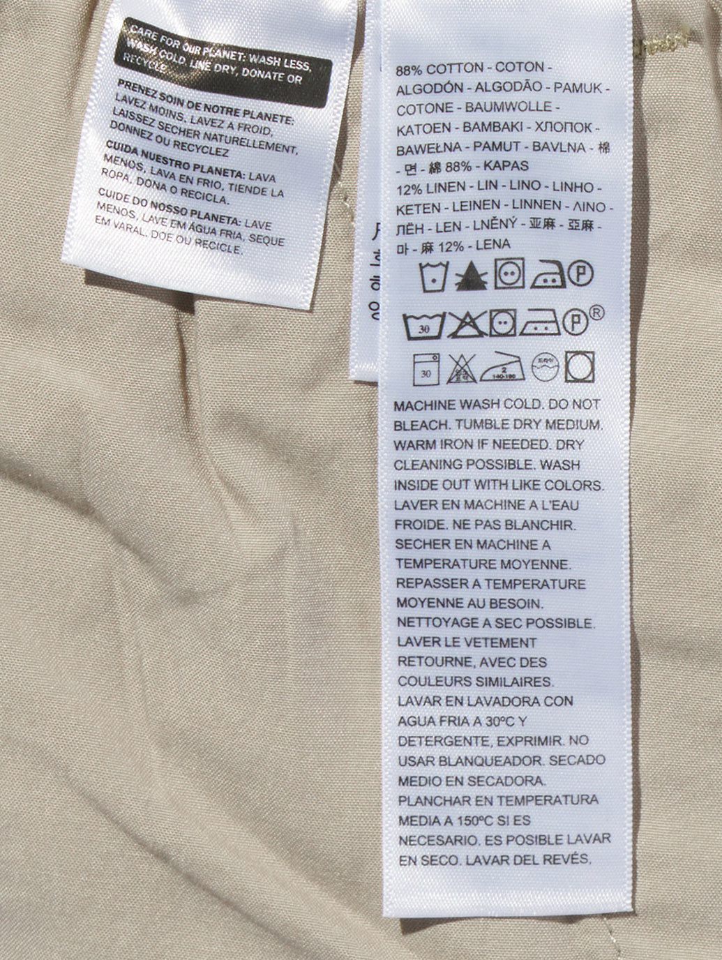 XX CHINO ルーズ ストレート パンツ