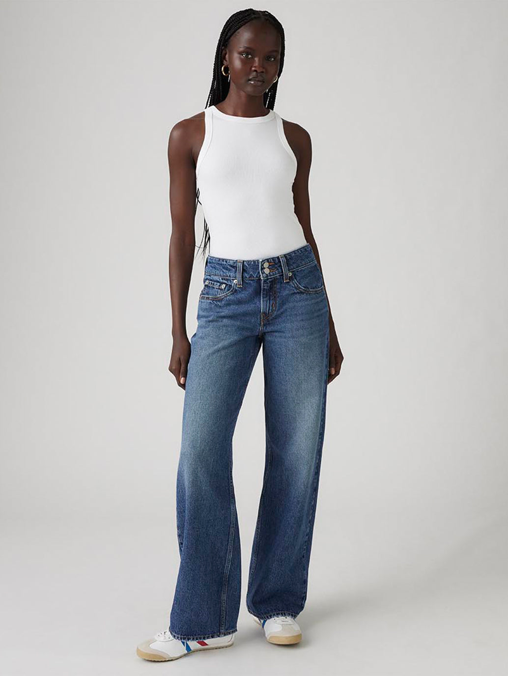 SUPERLOW ルーズ ジーンズ ダークインディゴ