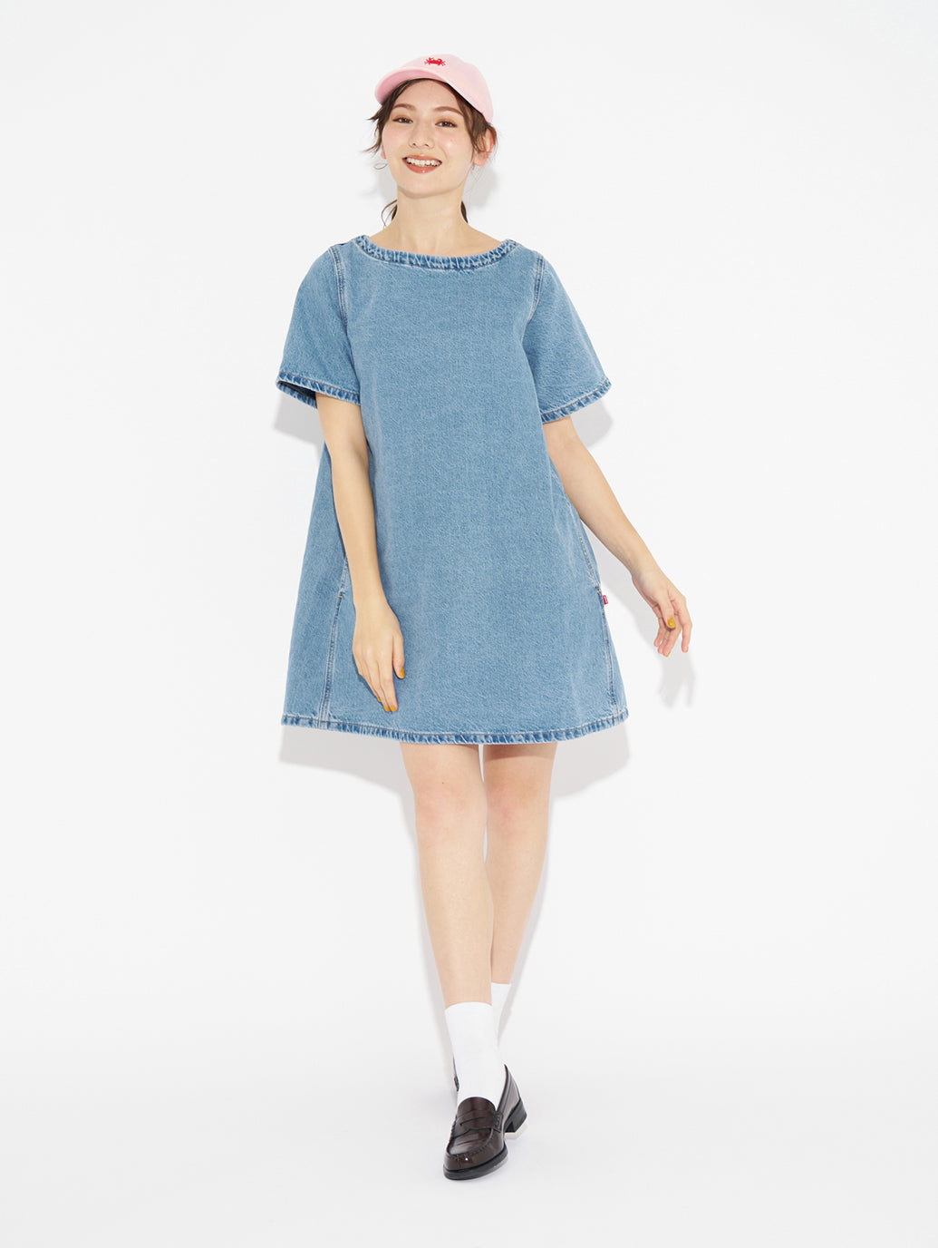 WELLTHREAD® WILDFLOWER ワンピース インディゴ WILD BLOOMER