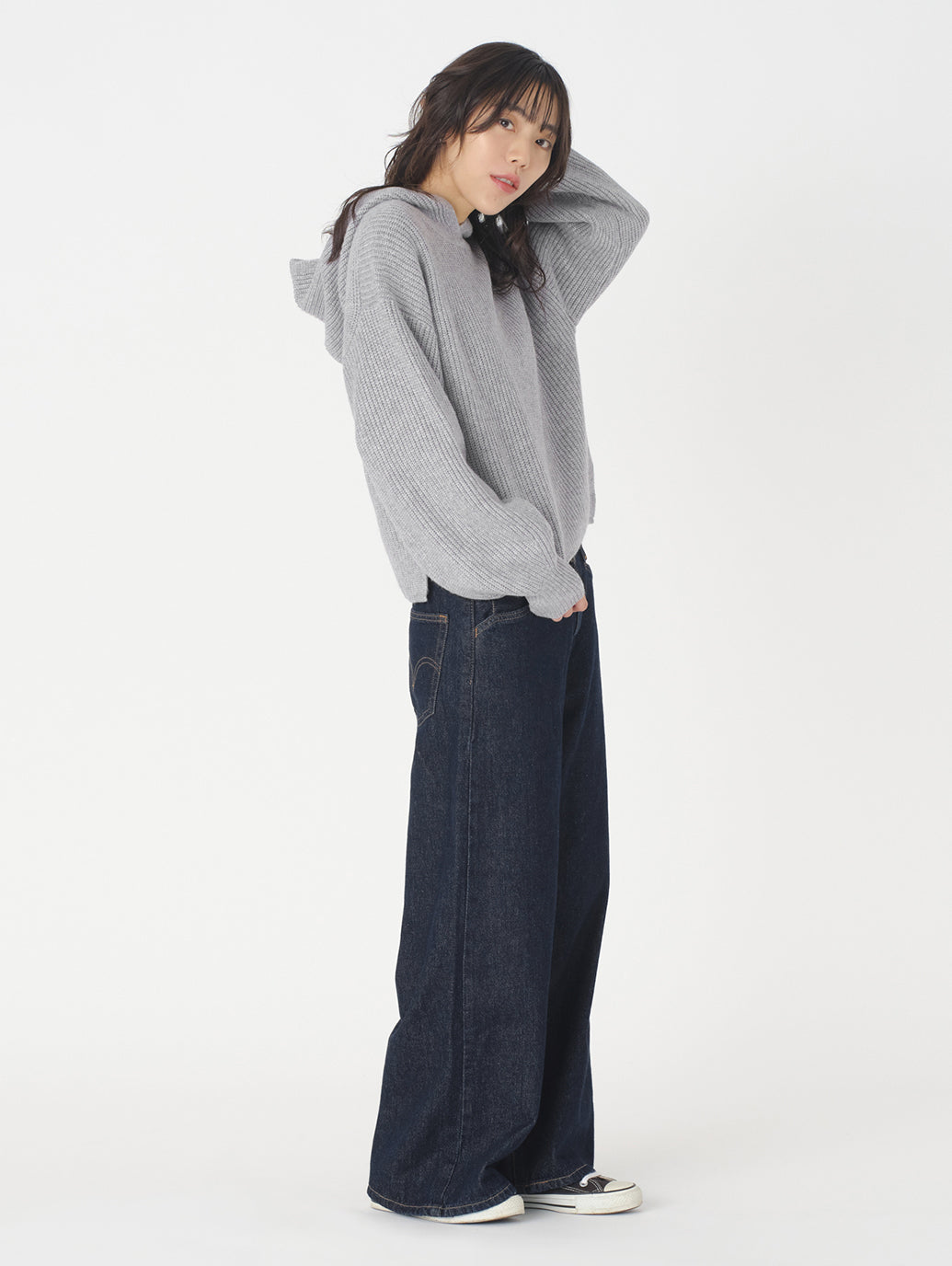 COMET フーディー グレー LIGHT HEATHER