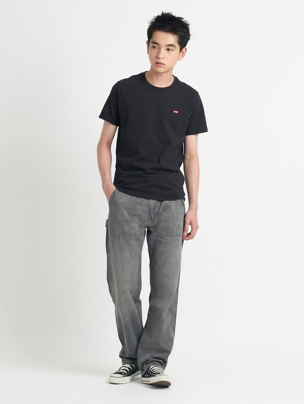 555™ リラックスストレート ユーティリティ ブラック MIDNIGHT GOODS