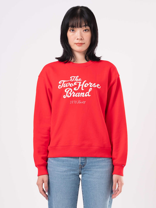 グラフィック ヘリテージ クルーネックスウェットシャツ