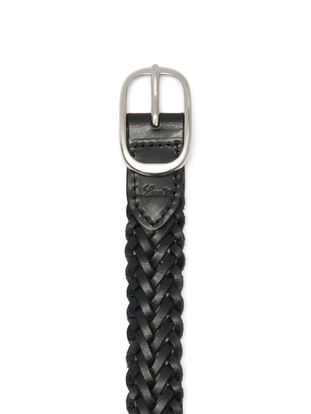 レザー 編み込みベルト