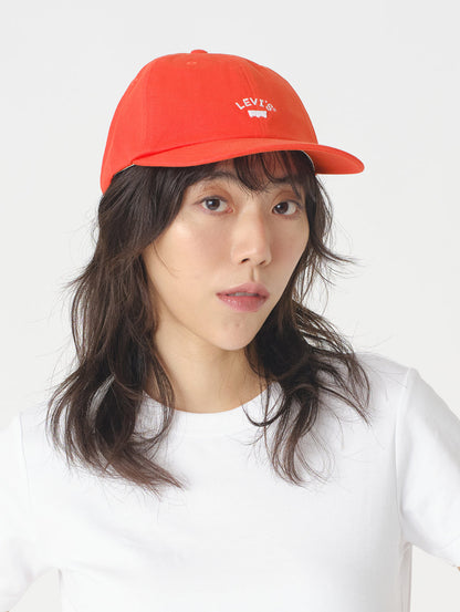 ロゴキャップ レッド