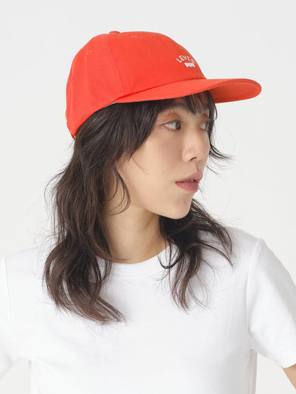 ロゴキャップ レッド