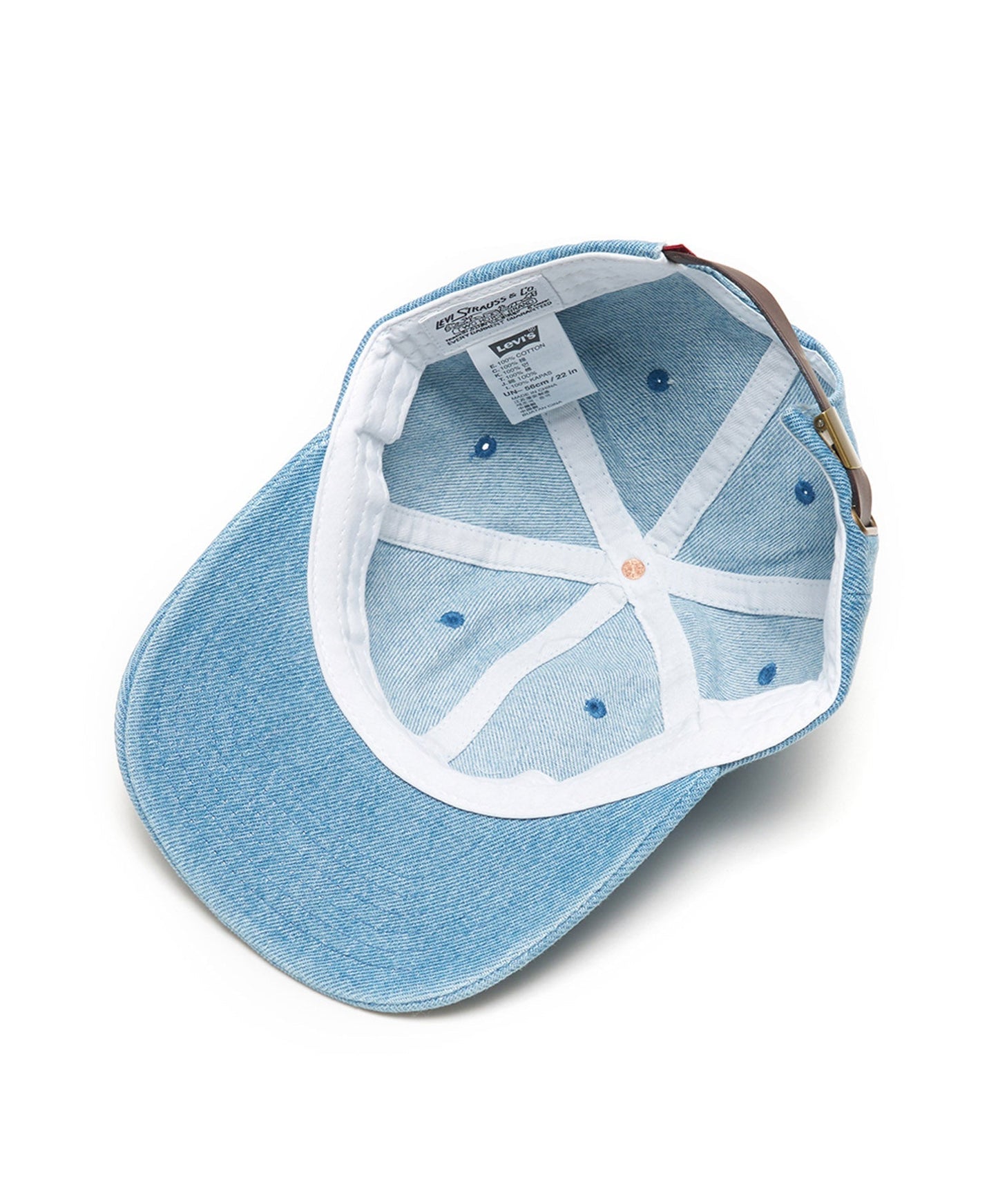 ロゴキャップ ブルー