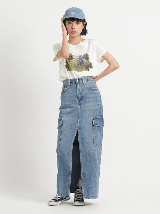 ロゴキャップ ブルー