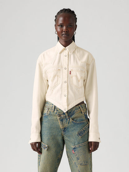 LEVI’S® x ADSB ANDERSSON BELL CINCHED ブラウス ホワイト