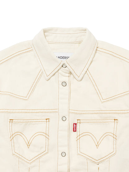 LEVI’S® x ADSB ANDERSSON BELL CINCHED ブラウス ホワイト