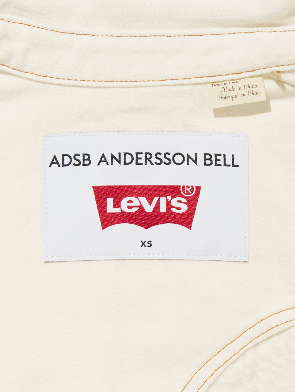 LEVI’S® x ADSB ANDERSSON BELL CINCHED ブラウス ホワイト