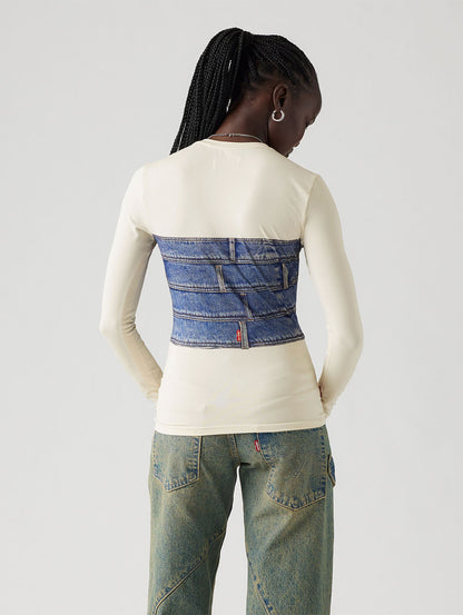 LEVI’S® x ADSB ANDERSSON BELL KNIT トップス ブルー