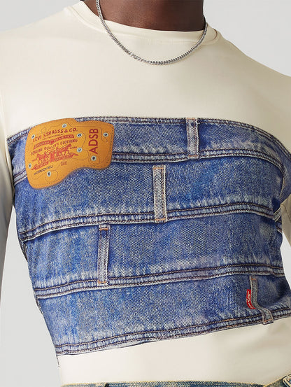 LEVI’S® x ADSB ANDERSSON BELL KNIT トップス ブルー