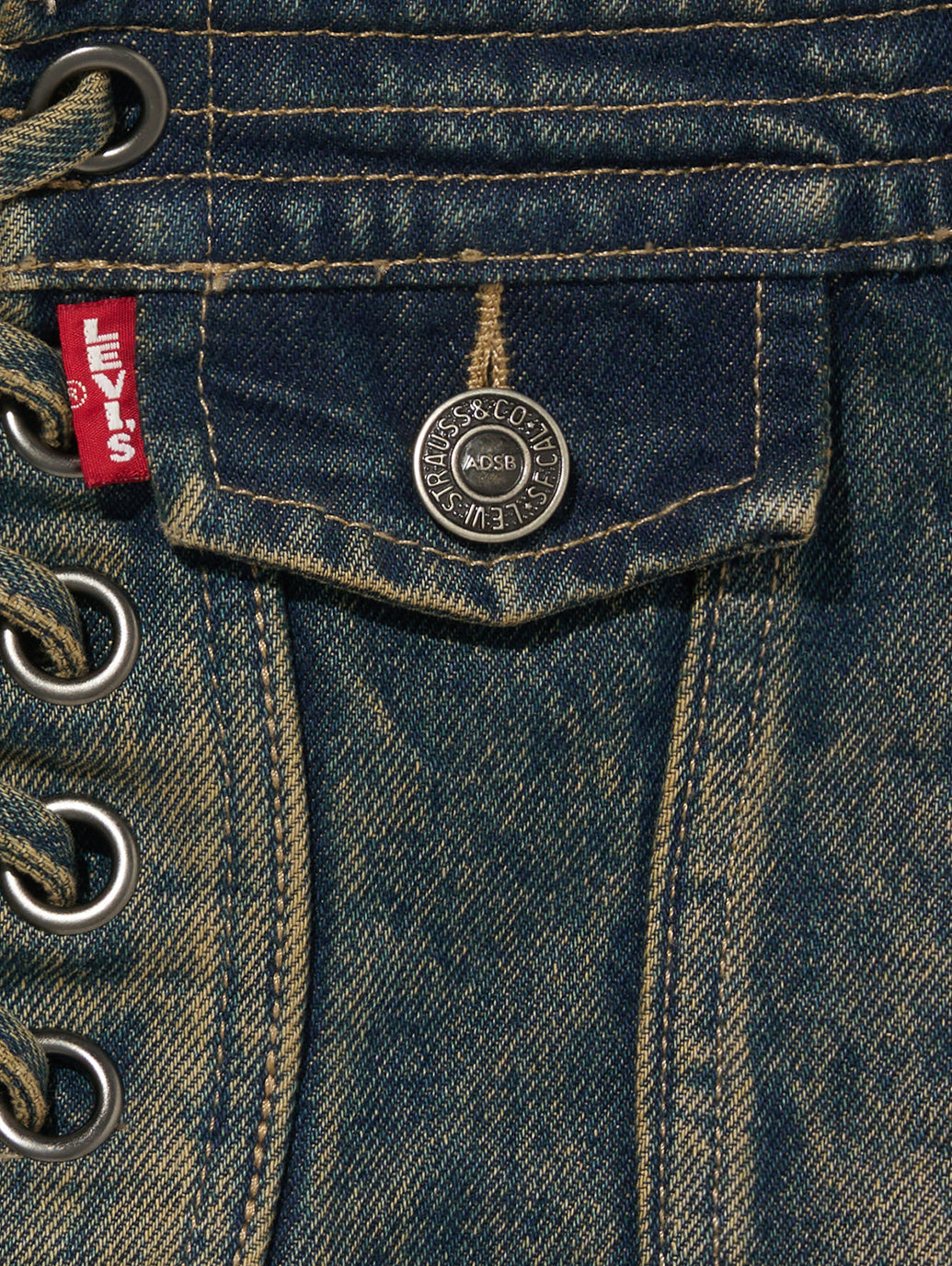 LEVI’S® x ADSB ANDERSSON BELL DENIM コルセット ミディアムインディゴ