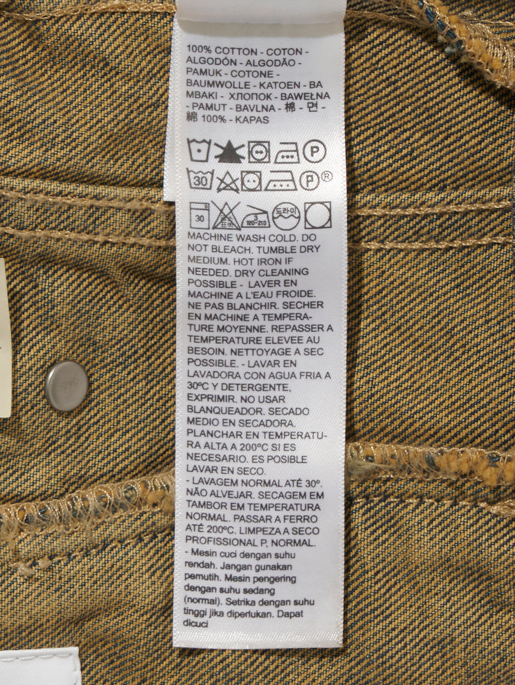 LEVI’S® x ADSB ANDERSSON BELL DENIM コルセット ミディアムインディゴ