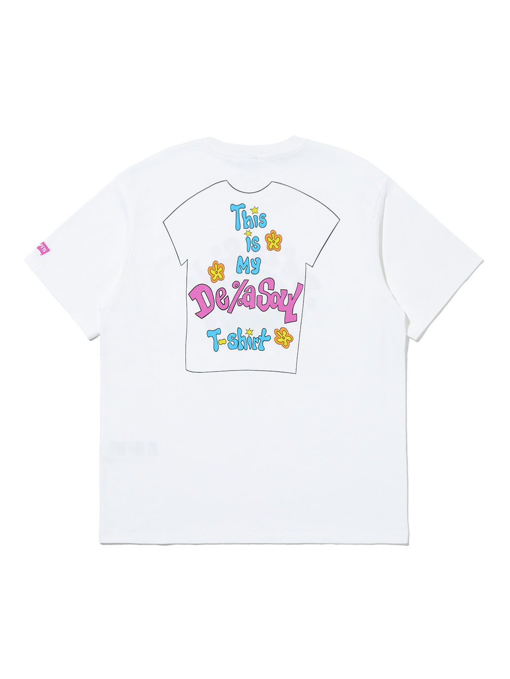DE LA SOUL_FRONT BACK TEE WHITE +