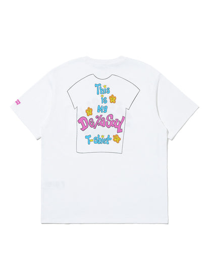 DE LA SOUL_FRONT BACK TEE WHITE +