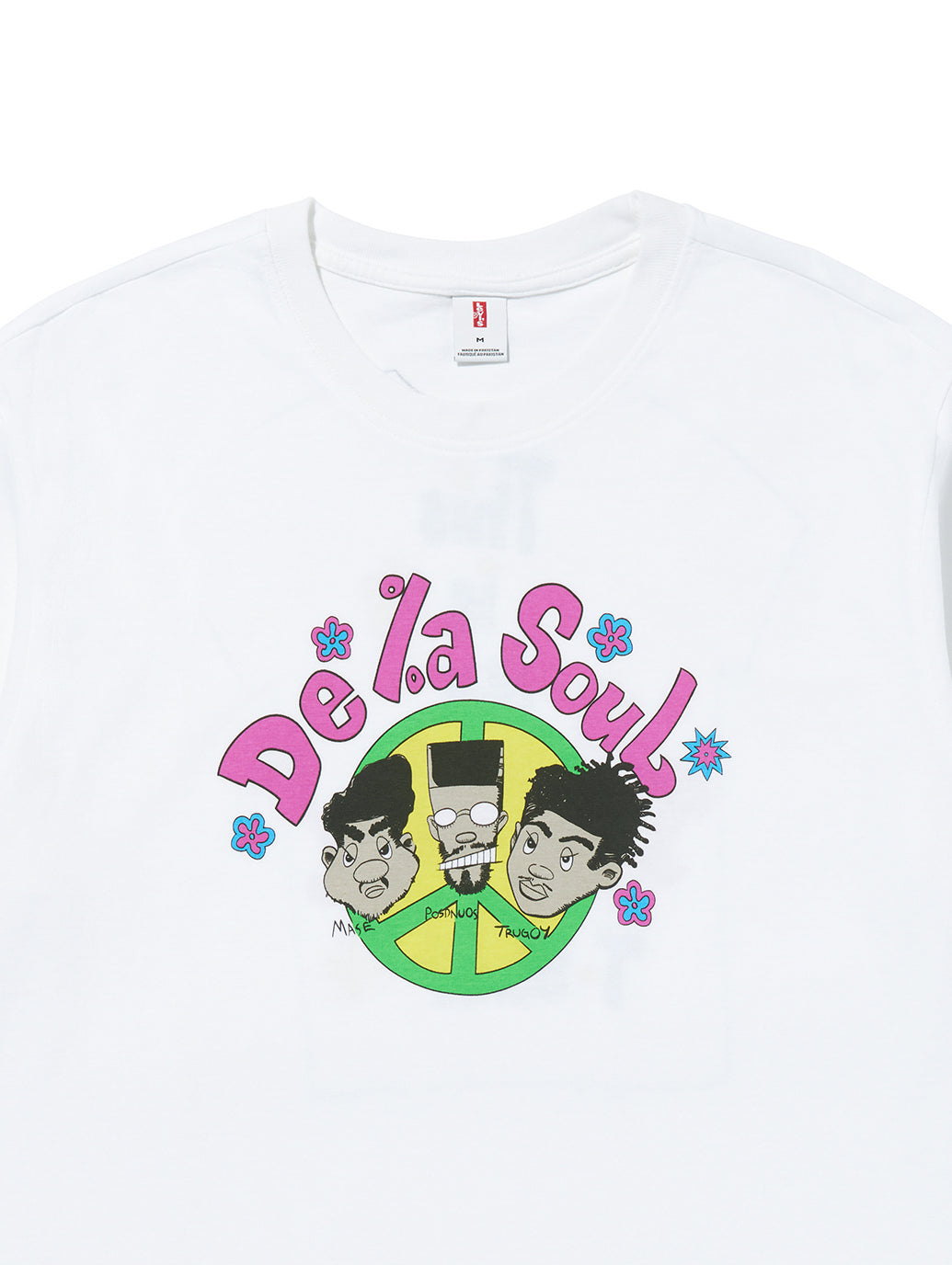 DE LA SOUL_FRONT BACK TEE WHITE +