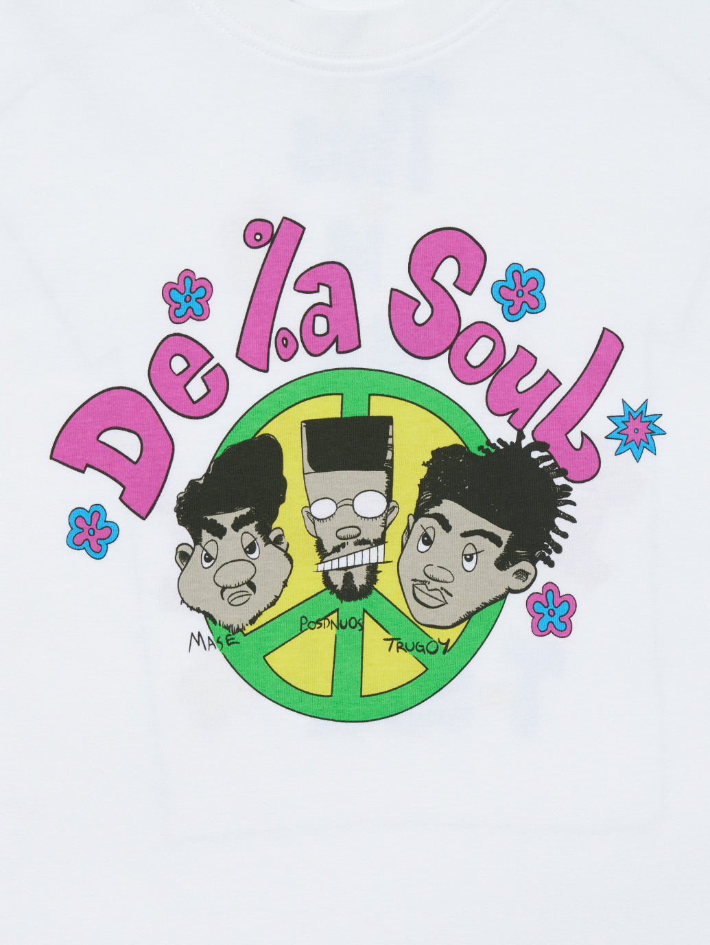 DE LA SOUL_FRONT BACK TEE WHITE +