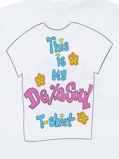 DE LA SOUL_FRONT BACK TEE WHITE +