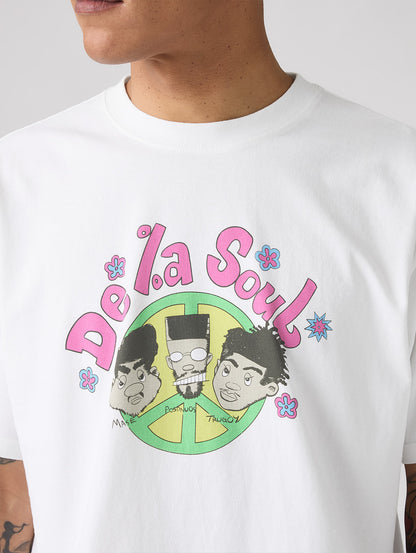 DE LA SOUL_FRONT BACK TEE WHITE +
