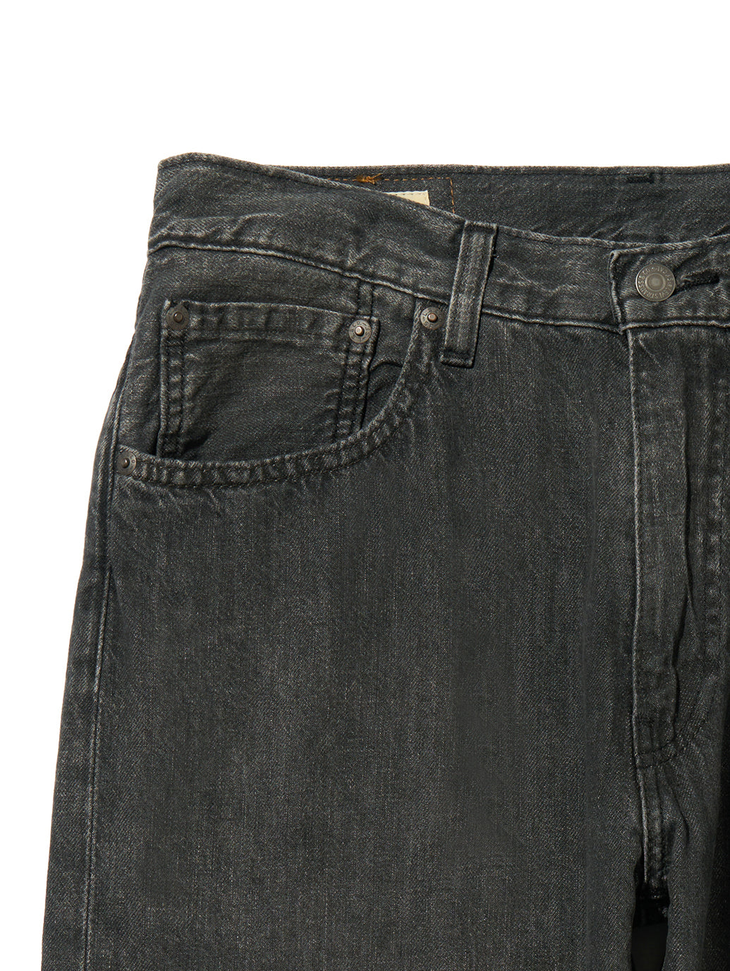 555™ リラックスストレート ジーンズ ブラック