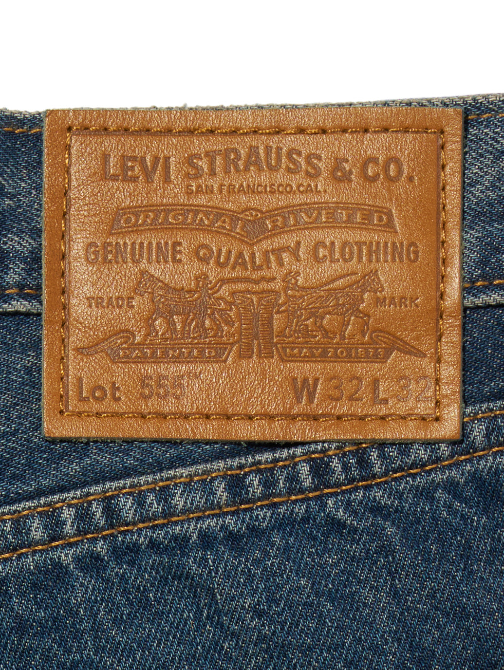 555™ リラックスストレート ジーンズ ダークインディゴ