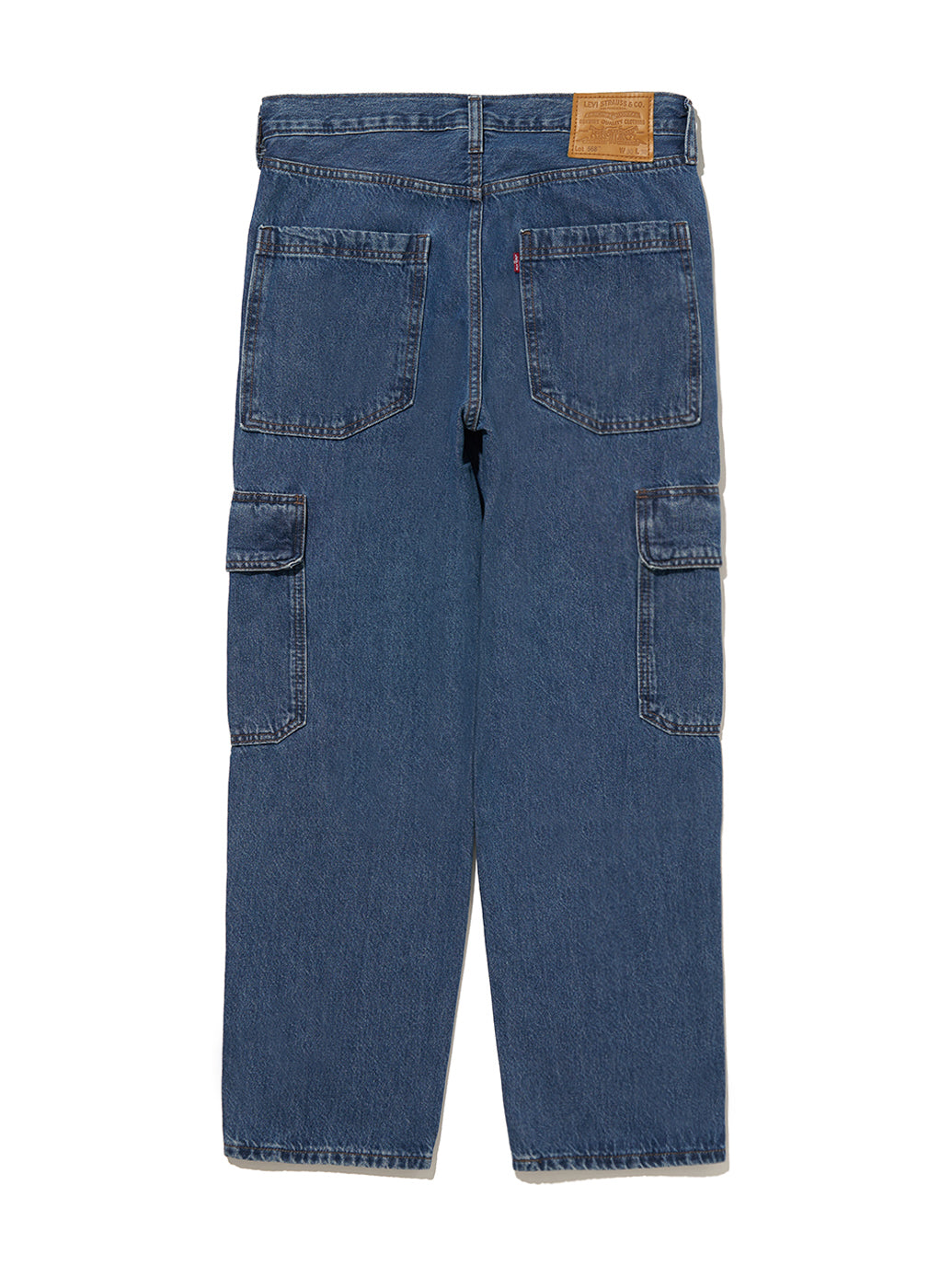 568™ ルーズストレート カーゴ ブルー GET INV