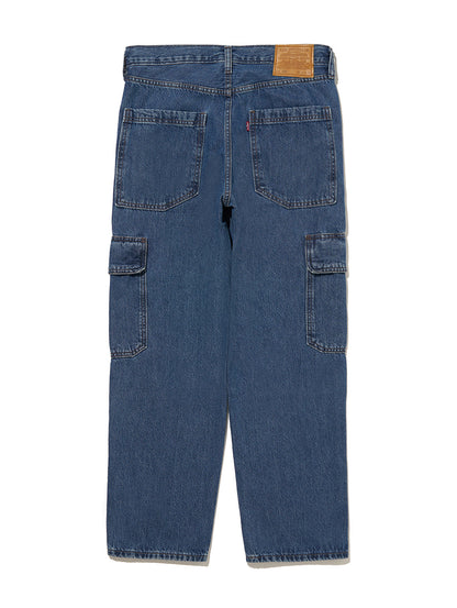 568™ ルーズストレート カーゴ ブルー GET INV