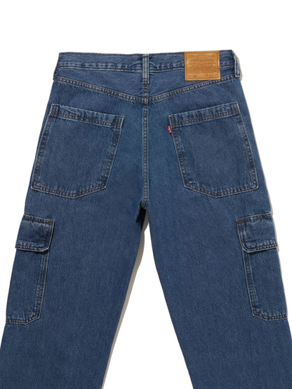 568™ ルーズストレート カーゴ ブルー GET INV