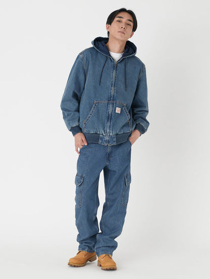 568™ ルーズストレート カーゴ ブルー GET INV