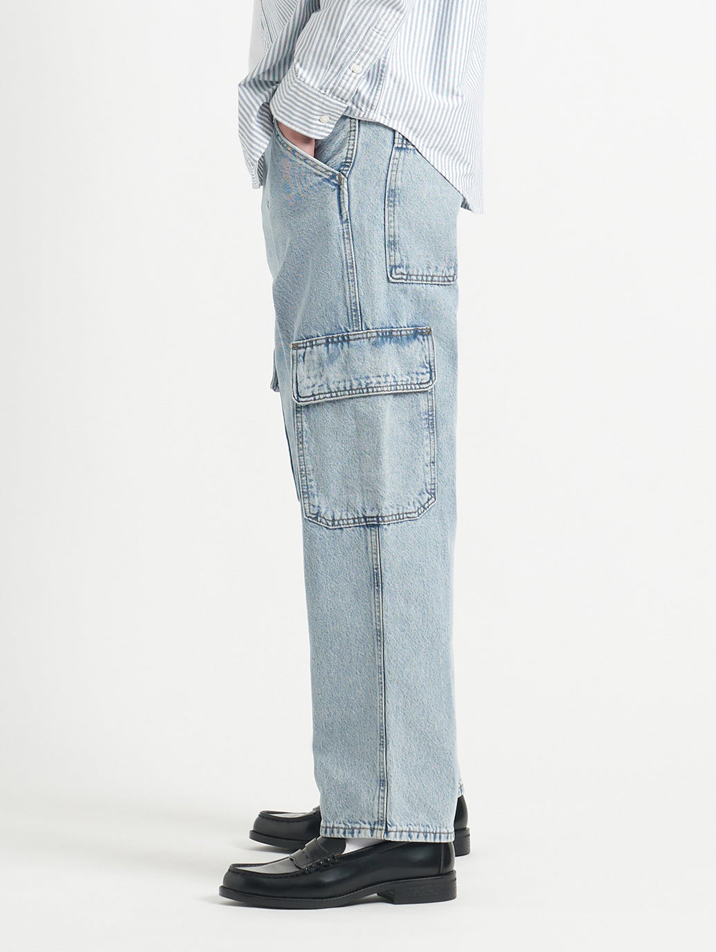 568™ ルーズストレート カーゴ ライトインディゴ MY POCKETS FULL