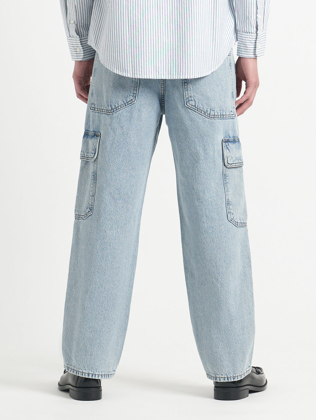 568™ ルーズストレート カーゴ ライトインディゴ MY POCKETS FULL