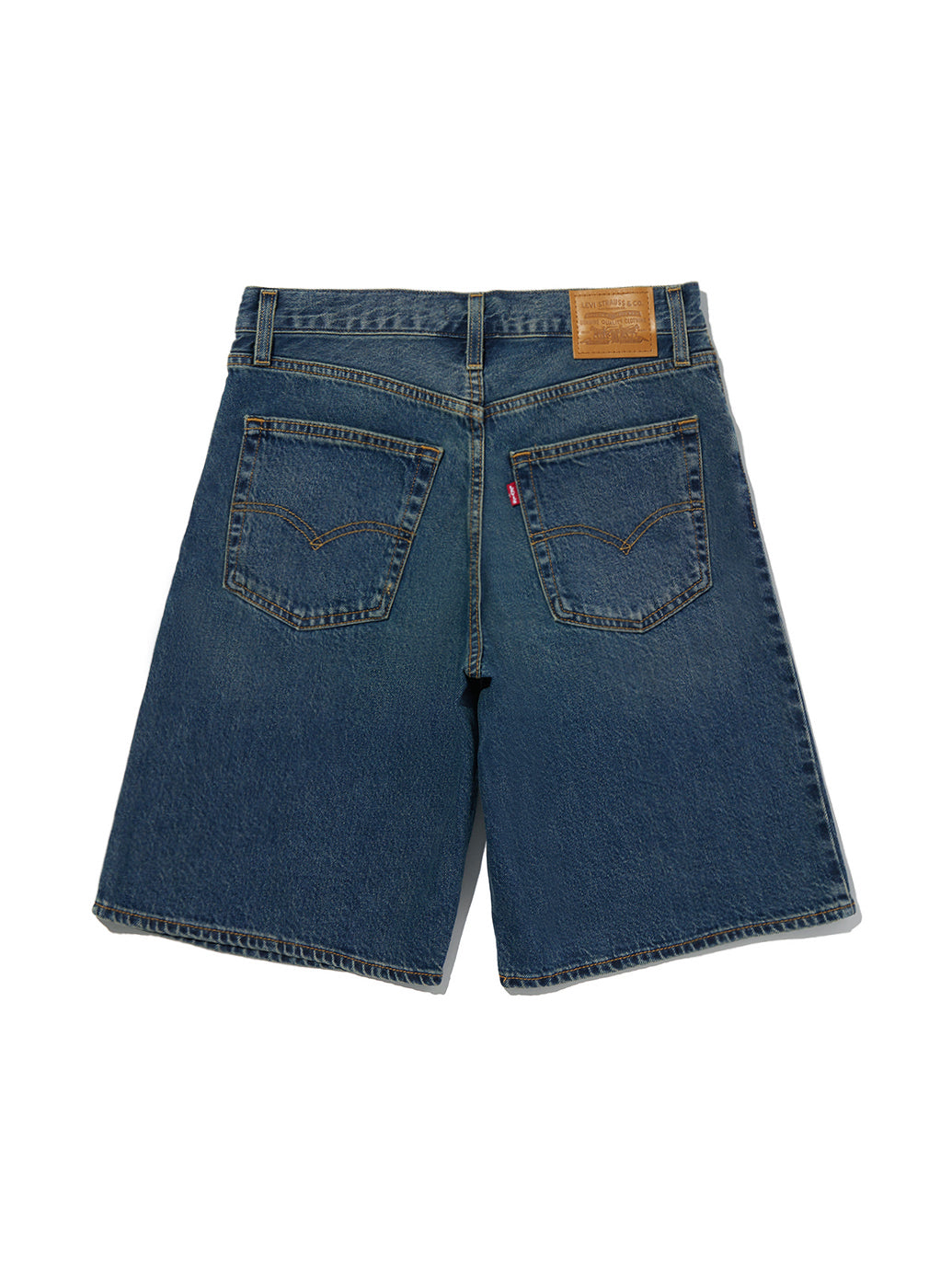 BAGGY DAD ジーンズ ショート ダークインディゴ